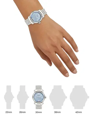 Chopard Women's Happy Sport Stainless Steel & Diamond Bracelet Watch | Thumbnail 2 Chopard Women's Happy Sport Stainless Steel & Diamond Bracelet Watch | Thumbnail 2
