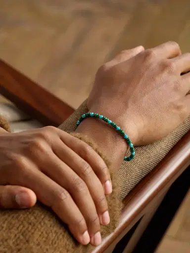 David Yurman Spiritual Beads 18-Karat Gold, Malachite and Turquoise Beaded Bracelet - Men | Thumbnail 2 David Yurman Spiritual Beads 18-Karat Gold, Malachite and Turquoise Beaded Bracelet - Men | Thumbnail 2