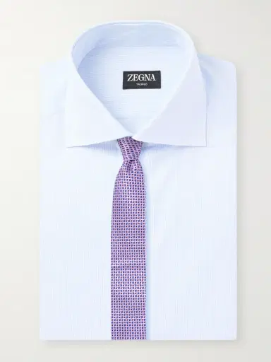 Zegna Cotton-Twill Shirt - Men | Thumbnail 5 Zegna Cotton-Twill Shirt - Men | Thumbnail 5