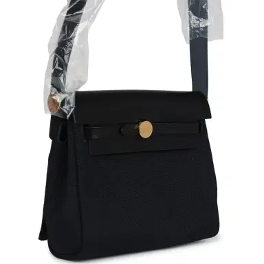 HERMÈS Hermes Herbag Zip 20 Mini Black Toile Militaire Canvas and Black Vache Hunter Gold Hardware | Thumbnail 2 HERMÈS Hermes Herbag Zip 20 Mini Black Toile Militaire Canvas and Black Vache Hunter Gold Hardware | Thumbnail 2