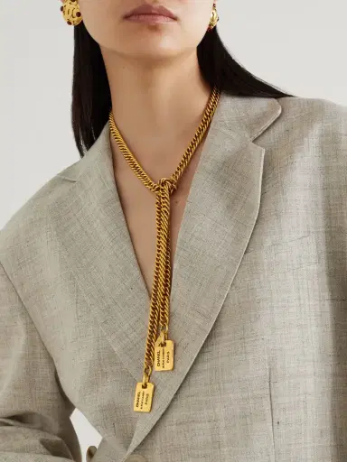 Vintage Chanel Gold-plated Necklace | Thumbnail 2 Vintage Chanel Gold-plated Necklace | Thumbnail 2