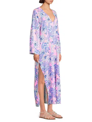 Lilly Pulitzer Women's Perry Coverup Maxi Dress - Multi Totally Koalafied | Thumbnail 4 Lilly Pulitzer Women's Perry Coverup Maxi Dress - Multi Totally Koalafied | Thumbnail 4