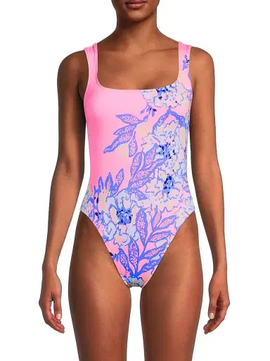 Lilly Pulitzer Women's Cashel One-Piece Swimsuit - Multi Totally Koalafied - Size 12 | Thumbnail 3 Lilly Pulitzer Women's Cashel One-Piece Swimsuit - Multi Totally Koalafied - Size 12 | Thumbnail 3