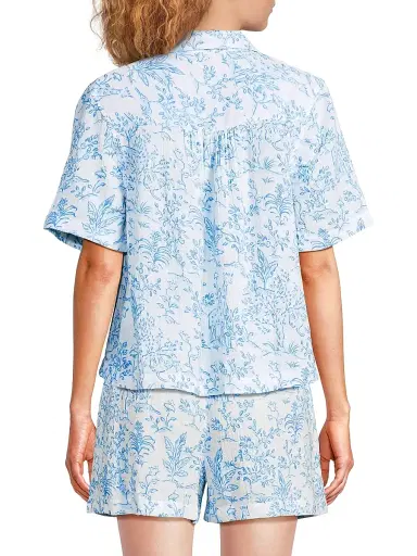 Lilly Pulitzer Women's Montee Cotton Cover-Up Shirt - Resort White Tall Tales - Size XL | Thumbnail 5 Lilly Pulitzer Women's Montee Cotton Cover-Up Shirt - Resort White Tall Tales - Size XL | Thumbnail 5