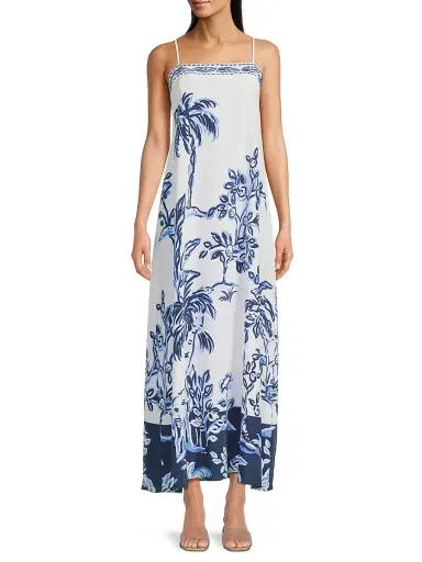Lilly Pulitzer Women's Jesslyn Silk Maxi Slip Dress | Thumbnail 3 Lilly Pulitzer Women's Jesslyn Silk Maxi Slip Dress | Thumbnail 3