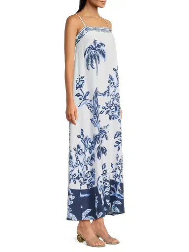 Lilly Pulitzer Women's Jesslyn Silk Maxi Slip Dress | Thumbnail 4 Lilly Pulitzer Women's Jesslyn Silk Maxi Slip Dress | Thumbnail 4