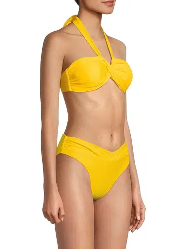 Ramy Brook Women's Arielle Bandeau Halter Bikini Top - Sunglow | Thumbnail 4 Ramy Brook Women's Arielle Bandeau Halter Bikini Top - Sunglow | Thumbnail 4