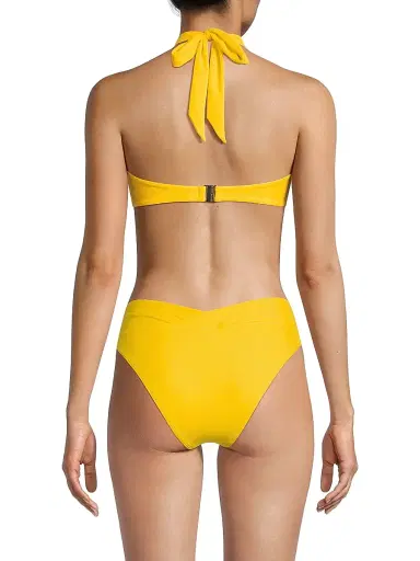 Ramy Brook Women's Arielle Bandeau Halter Bikini Top - Sunglow | Thumbnail 5 Ramy Brook Women's Arielle Bandeau Halter Bikini Top - Sunglow | Thumbnail 5