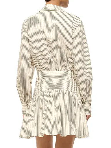 Staud Women's Rocco Stripe Mini Shirtdress | Thumbnail 5 Staud Women's Rocco Stripe Mini Shirtdress | Thumbnail 5