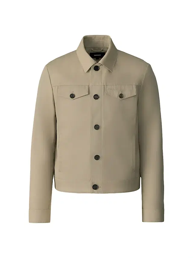 Men's Nash-Co Cotton Twill Trucker Jacket - Light Camel Men's Nash-Co Cotton Twill Trucker Jacket - Light Camel