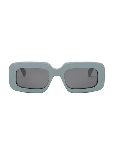 CELINE Men's Triomphe 54mm Rectangular Sunglasses - Grey Smoke | Thumbnail 2 CELINE Men's Triomphe 54mm Rectangular Sunglasses - Grey Smoke | Thumbnail 2