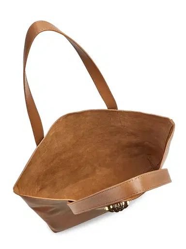 Versace Women's Medusa Leather Tote - Black Gold | Thumbnail 4 Versace Women's Medusa Leather Tote - Black Gold | Thumbnail 4