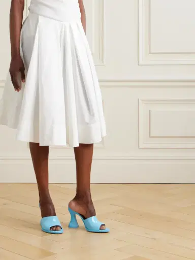 Jacquemus Salon Pleated Cotton-poplin Midi Skirt | Thumbnail 3 Jacquemus Salon Pleated Cotton-poplin Midi Skirt | Thumbnail 3