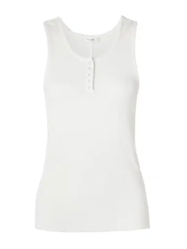 The Row Mansel Ribbed Cotton-blend Tank | Thumbnail 1 The Row Mansel Ribbed Cotton-blend Tank | Thumbnail 1