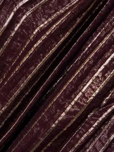 Dima Ayad Striped Metallic Voile And Stretch-knit Kaftan | Thumbnail 4 Dima Ayad Striped Metallic Voile And Stretch-knit Kaftan | Thumbnail 4