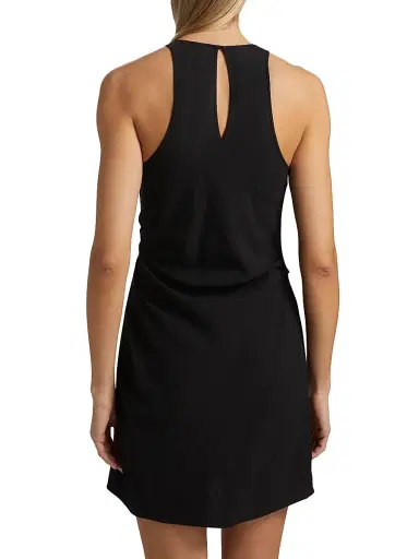 A.L.C. Women's Rue Ruched Sleeveless Minidress - Black - Size 14 | Thumbnail 5 A.L.C. Women's Rue Ruched Sleeveless Minidress - Black - Size 14 | Thumbnail 5