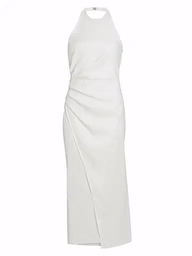 A.L.C. Women's Sylvie Halterneck Midi-Dress - White - Size 14 | Thumbnail 1 A.L.C. Women's Sylvie Halterneck Midi-Dress - White - Size 14 | Thumbnail 1