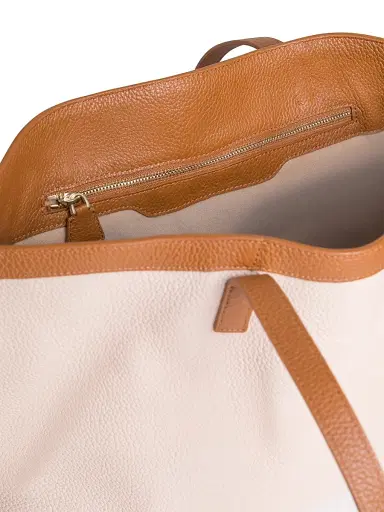 Akris Women's Ai Convertible Leather Shoulder Bag - Cuoio Multi | Thumbnail 6 Akris Women's Ai Convertible Leather Shoulder Bag - Cuoio Multi | Thumbnail 6