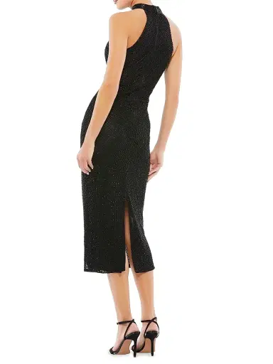 Mac Duggal Women's Embellished Halter Cocktail Dress - Black - Size 14 | Thumbnail 2 Mac Duggal Women's Embellished Halter Cocktail Dress - Black - Size 14 | Thumbnail 2