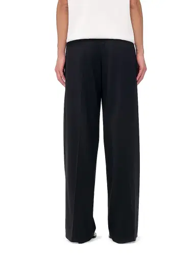 Another Tomorrow Women's Relaxed Wide Leg Pants - Black - Size 0 | Thumbnail 4 Another Tomorrow Women's Relaxed Wide Leg Pants - Black - Size 0 | Thumbnail 4