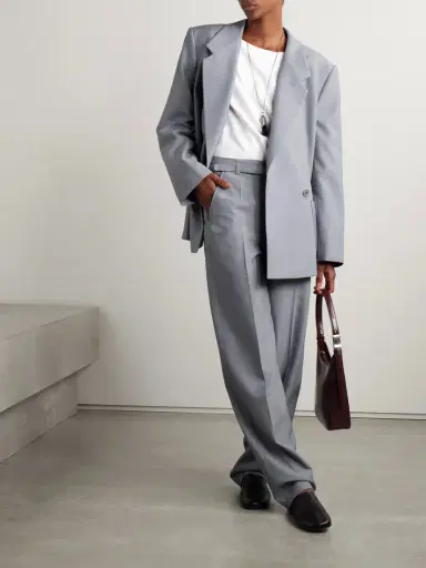 Lemaire Double-breasted Woven Blazer | Thumbnail 2 Lemaire Double-breasted Woven Blazer | Thumbnail 2