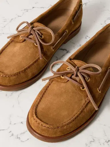Gianvito Rossi Vandée Suede Boat Shoes | Thumbnail 4 Gianvito Rossi Vandée Suede Boat Shoes | Thumbnail 4