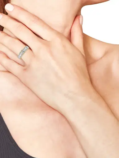 Saks Fifth Avenue Collection Women's 14K Yellow Gold & Emerald-Cut Natural Diamond Eternity Band/3.00-5.00 TCW - 5 Tcw | Thumbnail 2 Saks Fifth Avenue Collection Women's 14K Yellow Gold & Emerald-Cut Natural Diamond Eternity Band/3.00-5.00 TCW - 5 Tcw | Thumbnail 2