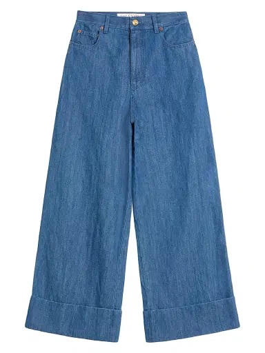 Valentino Garavani Women's Lightweight Denim Pants | Thumbnail 1 Valentino Garavani Women's Lightweight Denim Pants | Thumbnail 1