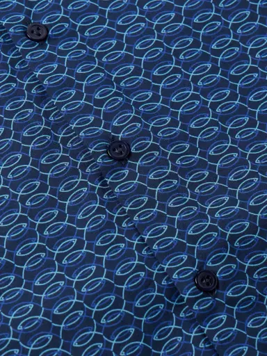 Vilebrequin Caracal Printed Organic Cotton-Voile Shirt - Men | Thumbnail 5 Vilebrequin Caracal Printed Organic Cotton-Voile Shirt - Men | Thumbnail 5