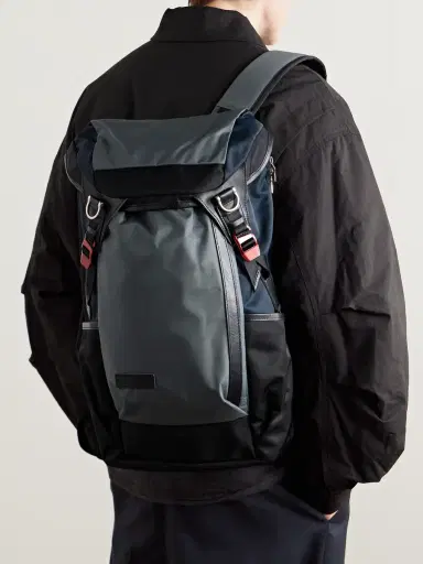 Master-Piece Potential Leather and Webbing-Trimmed CORDURA® MasterTeX Backpack - Men | Thumbnail 2 Master-Piece Potential Leather and Webbing-Trimmed CORDURA® MasterTeX Backpack - Men | Thumbnail 2
