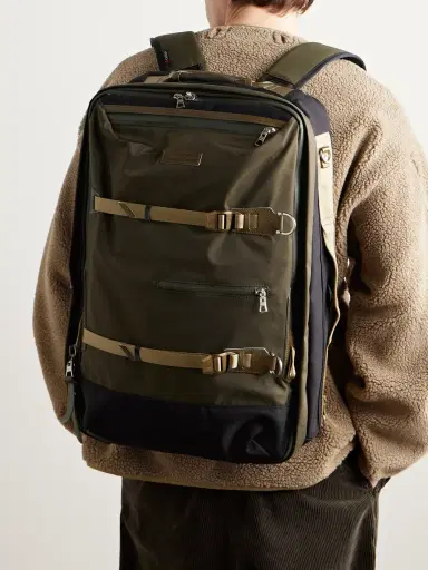 Master-Piece Potential 3Way Convertible Leather and Canvas-Trimmed CORDURA® MasterTeX Backpack - Men | Thumbnail 2 Master-Piece Potential 3Way Convertible Leather and Canvas-Trimmed CORDURA® MasterTeX Backpack - Men | Thumbnail 2