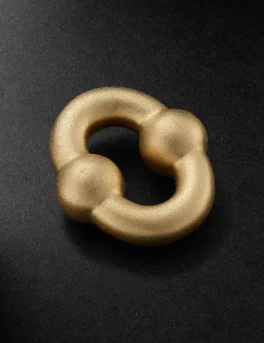 Greg Yuna Umlaut Mini 18-Karat Gold Pendant - Men | Thumbnail 3 Greg Yuna Umlaut Mini 18-Karat Gold Pendant - Men | Thumbnail 3