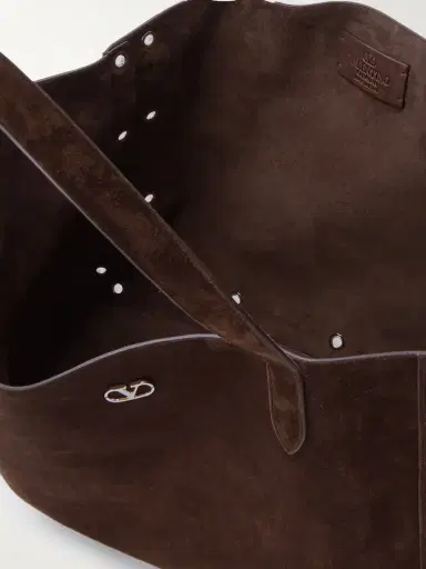 Valentino Garavani Nellcote Embellished Suede Tote | Thumbnail 5 Valentino Garavani Nellcote Embellished Suede Tote | Thumbnail 5