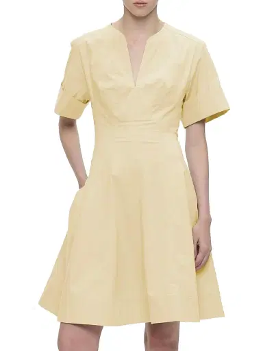 Callas Milano Women's Sora Flared Dress - Yellow | Thumbnail 2 Callas Milano Women's Sora Flared Dress - Yellow | Thumbnail 2