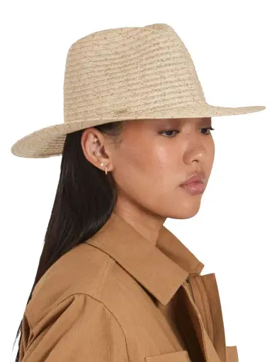 Eugenia Kim Women's Courtney Packable Fedora - Natural Gold | Thumbnail 3 Eugenia Kim Women's Courtney Packable Fedora - Natural Gold | Thumbnail 3