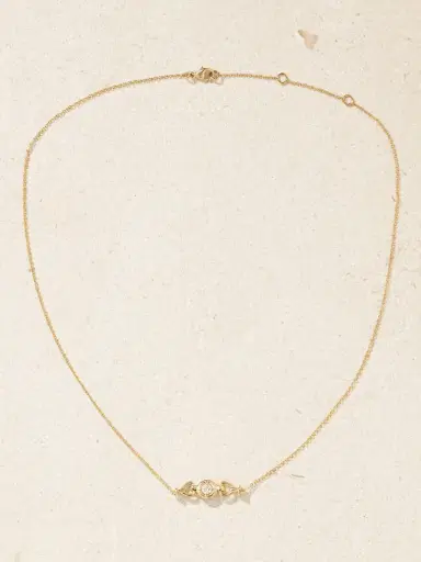 STONE AND STRAND Silvia 14-karat Gold Diamond Necklace | Thumbnail 4 STONE AND STRAND Silvia 14-karat Gold Diamond Necklace | Thumbnail 4