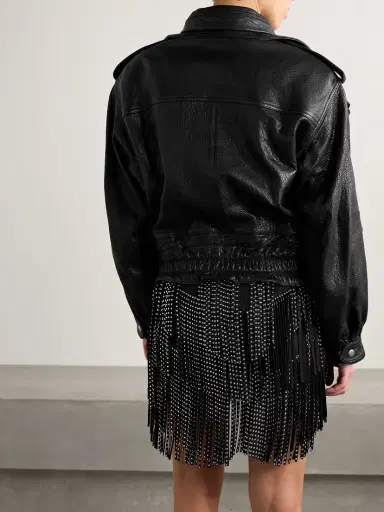 Isabel Marant Aneli Layered Textured-leather Jacket | Thumbnail 4 Isabel Marant Aneli Layered Textured-leather Jacket | Thumbnail 4