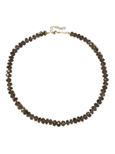 JIA JIA Gold Smoky Quartz Necklace | Thumbnail 1 JIA JIA Gold Smoky Quartz Necklace | Thumbnail 1