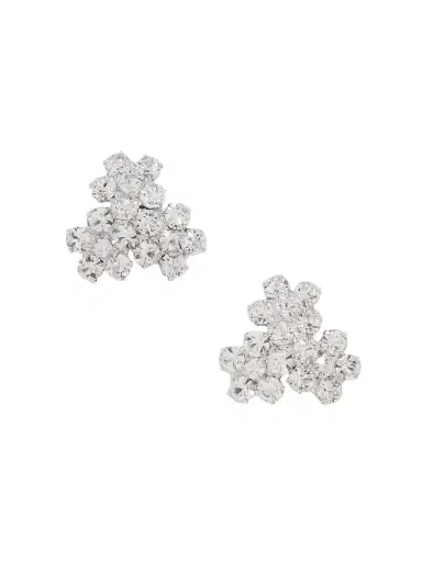 Jennifer Behr Violet Silver-plated Swarovski Crystal Earrings | Thumbnail 1 Jennifer Behr Violet Silver-plated Swarovski Crystal Earrings | Thumbnail 1