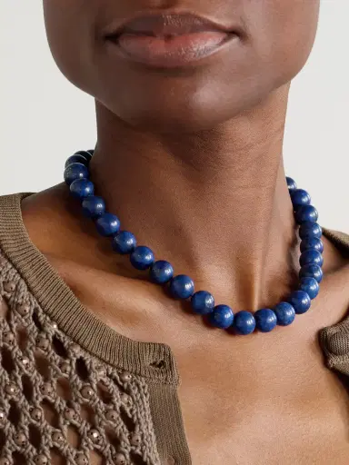 JIA JIA Gold Lapis Lazuli Necklace | Thumbnail 2 JIA JIA Gold Lapis Lazuli Necklace | Thumbnail 2