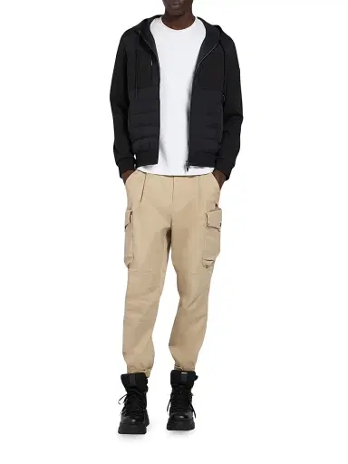 Moose Knuckles Men's Air Down Garnier Hybrid Hoodie - Dusk | Thumbnail 2 Moose Knuckles Men's Air Down Garnier Hybrid Hoodie - Dusk | Thumbnail 2