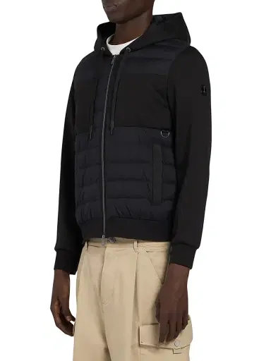 Moose Knuckles Men's Air Down Garnier Hybrid Hoodie - Dusk | Thumbnail 4 Moose Knuckles Men's Air Down Garnier Hybrid Hoodie - Dusk | Thumbnail 4