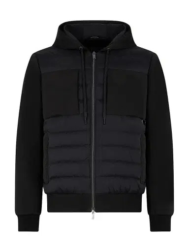 Moose Knuckles Men's Air Down Garnier Hybrid Hoodie - Dusk | Thumbnail 1 Moose Knuckles Men's Air Down Garnier Hybrid Hoodie - Dusk | Thumbnail 1