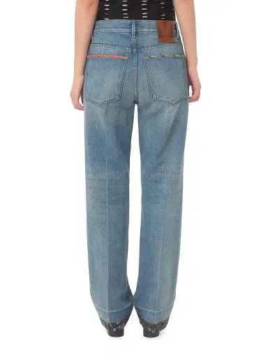 Valentino Garavani Women's Denim Pants | Thumbnail 4 Valentino Garavani Women's Denim Pants | Thumbnail 4