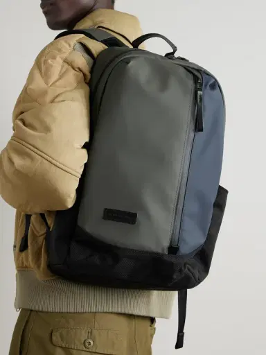 Master-Piece Slick Logo-Appliquéd Leather and CORDURA® Ballistic Nylon Backpack - Men | Thumbnail 2 Master-Piece Slick Logo-Appliquéd Leather and CORDURA® Ballistic Nylon Backpack - Men | Thumbnail 2