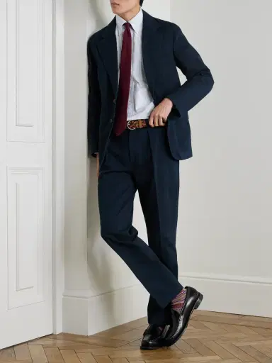 Drake's Button-Down Collar Striped Cotton Oxford Shirt - Men | Thumbnail 2 Drake's Button-Down Collar Striped Cotton Oxford Shirt - Men | Thumbnail 2
