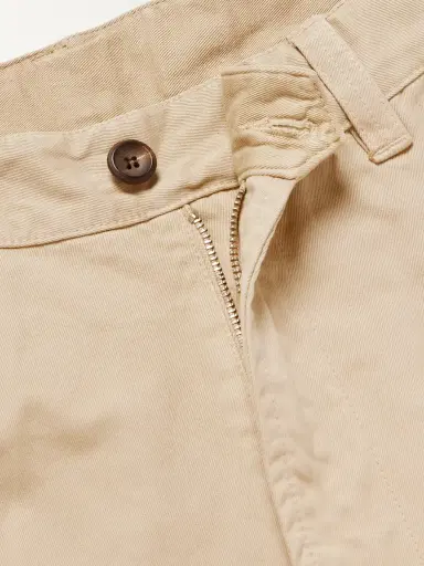 Drake's Straight-Leg Peached Cotton-Twill Trousers - Men | Thumbnail 6 Drake's Straight-Leg Peached Cotton-Twill Trousers - Men | Thumbnail 6