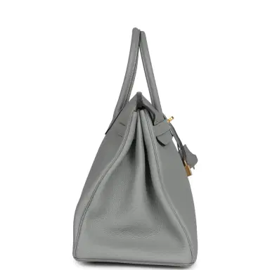 HERMÈS Hermes Birkin 35 Gris Mouette Togo Gold Hardware | Thumbnail 3 HERMÈS Hermes Birkin 35 Gris Mouette Togo Gold Hardware | Thumbnail 3