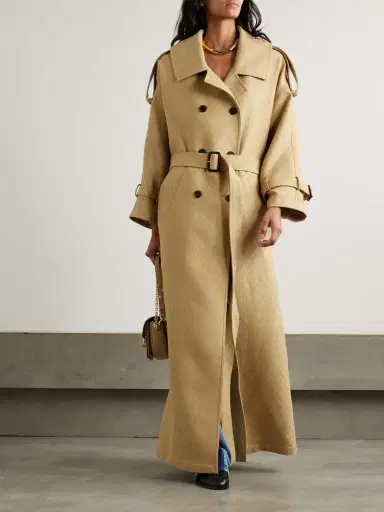 Gucci Oversized Double-breasted Belted Wool And Silk-blend Jacquard Trench Coat | Thumbnail 3 Gucci Oversized Double-breasted Belted Wool And Silk-blend Jacquard Trench Coat | Thumbnail 3