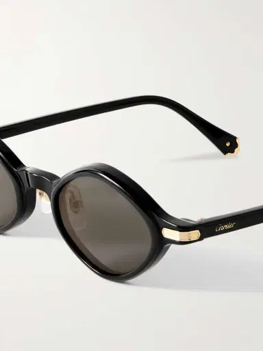 Cartier Eyewear Signature Round-frame Acetate Sunglasses | Thumbnail 4 Cartier Eyewear Signature Round-frame Acetate Sunglasses | Thumbnail 4